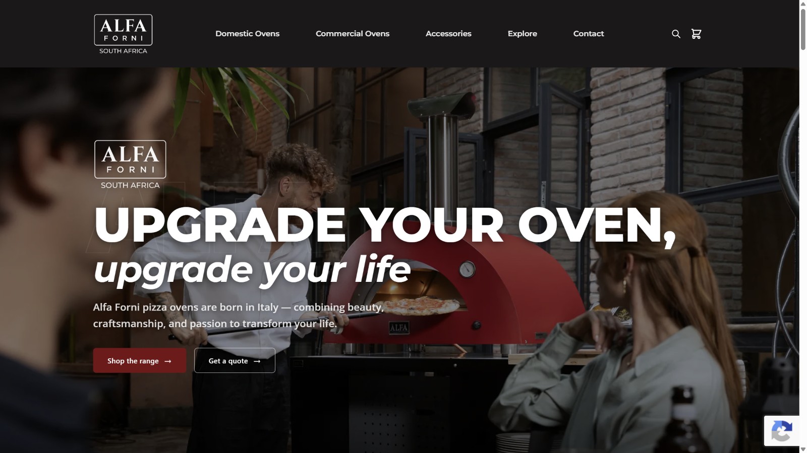 Alfa Forni Storefront Project Image